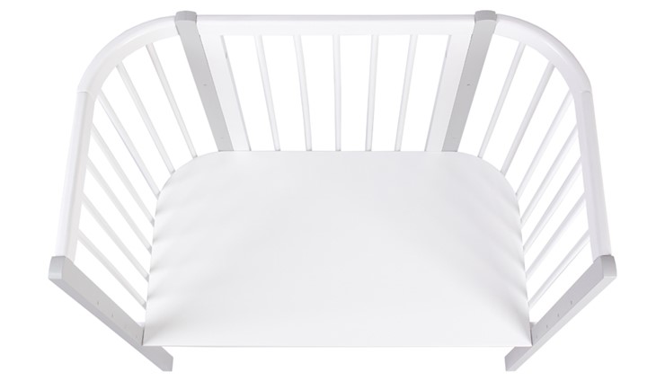 Детская кровать POLINI Kids Simple 120 Белый / Серый в Самаре - изображение 3
