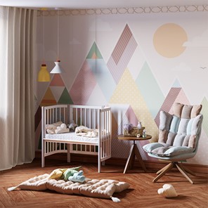 Детская кровать POLINI Kids Simple 120 Белый / Серый в Тольятти - предосмотр 7