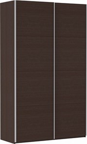 Шкаф 2-дверный Прайм (ДСП/ДСП) 1400x570x2300, венге в Тольятти - предосмотр