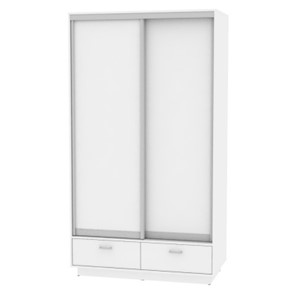 Шкаф двухдверный Весенний HK7, 2155х1200х600 (D3D3), Белый в Самаре