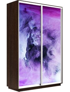 Шкаф Экспресс 1600x600x2400, Фиолетовый дым/венге в Самаре