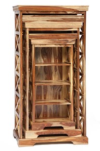 Шкафы для книг Бомбей - 0761A (набор 3 шт.) палисандр, натуральный (natural) арт.10047 в Самаре
