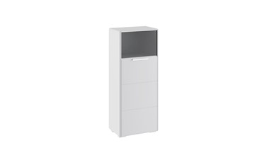 Шкаф Наоми комбинированный одностворчатый, цвет Белый глянец ТД-208.07.28 в Самаре