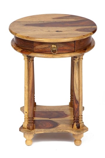 Кофейный стол Бомбей - 1149  палисандр, 45*45*60, натуральный (natural) арт.10049 в Самаре - изображение 2