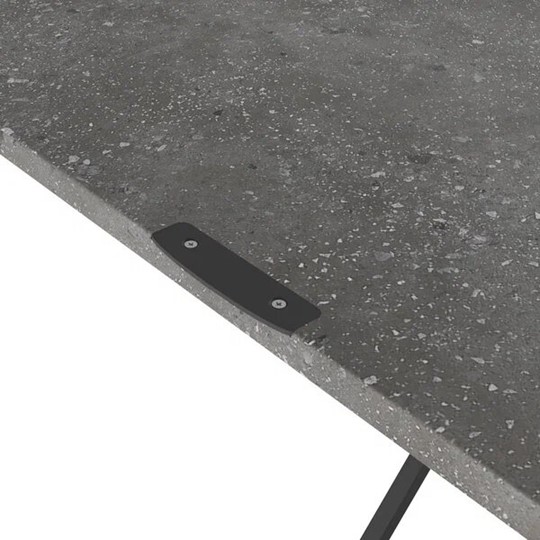 Складной стол-трансформер АНДРЭ Loft (терраццо черный) в Самаре - изображение 4