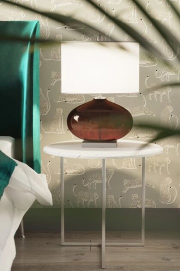 Круглый столик Альбано (белый мрамор-хром) в Самаре - изображение 1