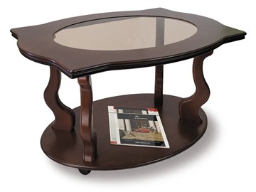 Журнальный стол Берже 3С (темно-коричневый) в Сызрани
