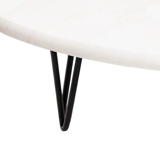 Журнальный стол Дадли (Черный/Белый бетон) в Самаре - изображение 5