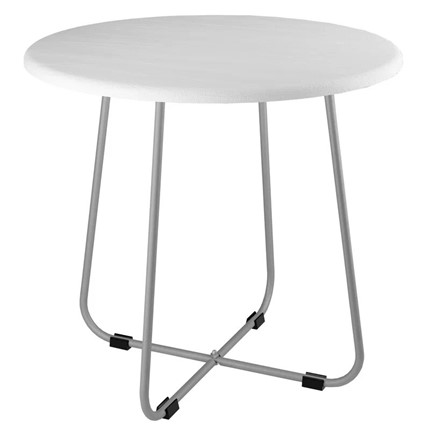 Круглый столик BeautyStyle-14 (белый/металик) в Самаре - изображение