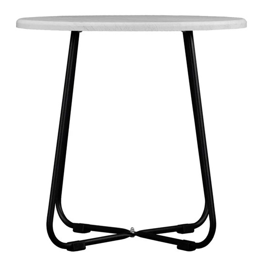 Круглый стол BeautyStyle-14 (дуб дымчатый/черный) в Самаре - изображение 1
