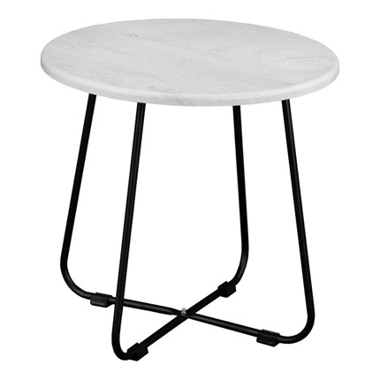 Круглый стол BeautyStyle-14 (дуб дымчатый/черный) в Самаре - изображение