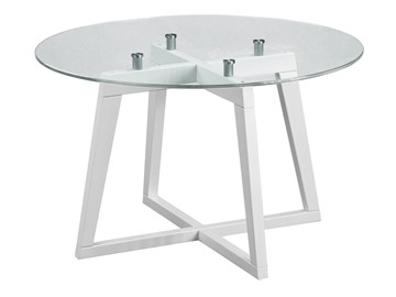Стеклянный столик Рилле-445 (белый) в Самаре