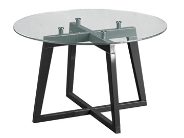 Стеклянный столик в гостиную Рилле-445 (серый графит) в Самаре