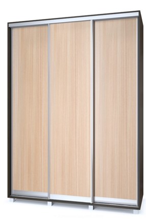 Шкаф 3-х дверный Роланд Р18-Р48, Дуб млечный/Венге в Самаре - изображение