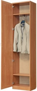 Распашной шкаф 107 с выдвижной штангой, цвет Венге в Тольятти - предосмотр 1