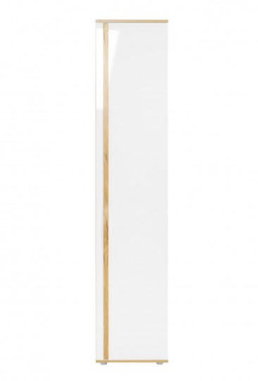 Шкаф распашной Марта-2 ЛД 136.010, Дуб золотой/Белый глянец в Тольятти - изображение 1