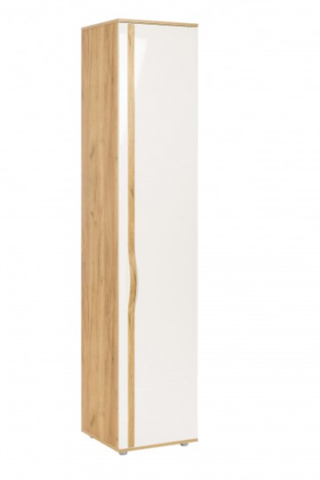 Шкаф распашной Марта-2 ЛД 136.010, Дуб золотой/Белый глянец в Тольятти - изображение 3