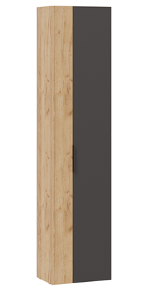 Шкаф 2-х дверный Асти (Дуб крафт золотой/Антрацит) в Самаре - изображение