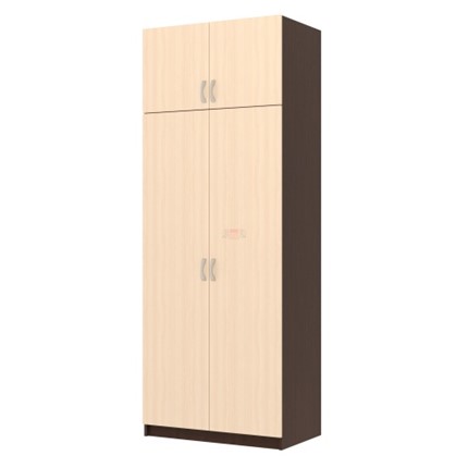 Шкаф для одежды Флагман - 4, Венге / Млечный дуб в Самаре - изображение