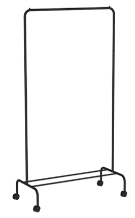 Вешалка гардеробная Радуга 2-ВНП 299 Черный в Самаре - изображение