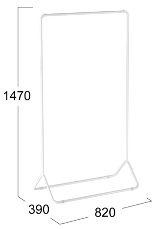 Гардеробная вешалка Радуга 3-ВНП 391 Белый в Тольятти - изображение 1