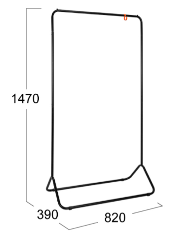 Вешалка гардеробная Радуга 3-ВНП 391 Черный в Самаре - изображение 1