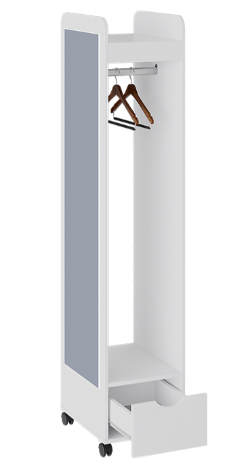 Вешалка на колесиках Лайт (Белый глянец) в Самаре - изображение 1