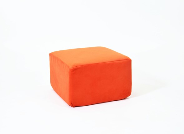 Пуф Тетрис 50х50, оранжевый в Самаре - изображение