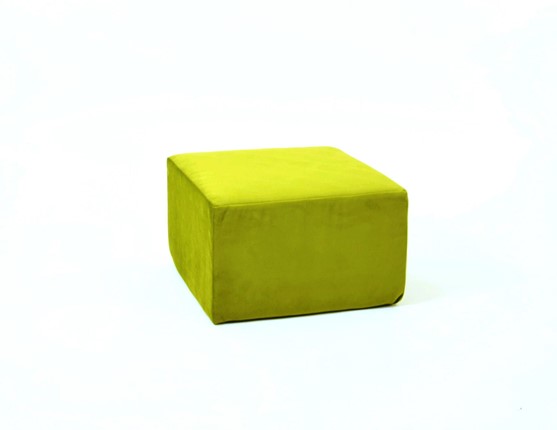 Пуф бескаркасный Тетрис 50х50, зеленый в Самаре - изображение