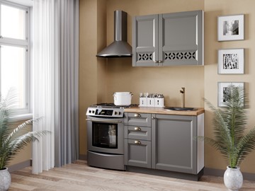 Модульная кухня Амели-3 1600, Белый/Оникс серый в Самаре
