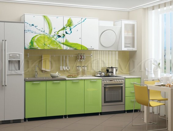 Кухонный гарнитур фотопечать Лайм 1,8 в Самаре - изображение