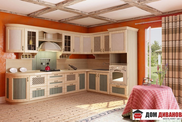 Модульная кухня Кантри Сонома Эйч Светлая в Тольятти - изображение