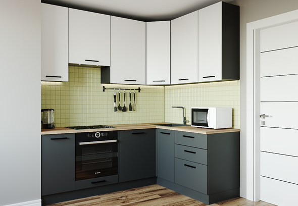 Кухонный угловой гарнитур Вегас-2200х1600 в Самаре - изображение