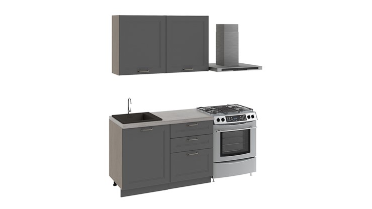 Модульная кухня Одри №2 (Серый) в Самаре - изображение 8