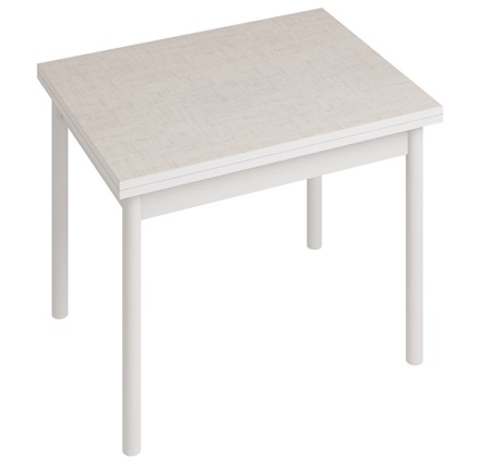 Кухонный обеденный стол СТ22, Белый/Лен в Самаре - изображение