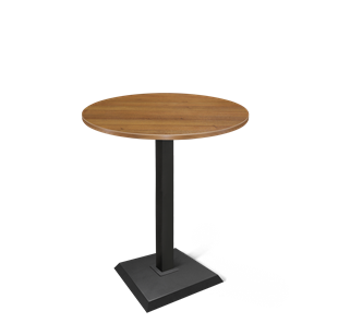 Барный стол SHT-TU5-BS2/H110 / SHT-TT 80 ЛДСП (орех/черный) в Самаре