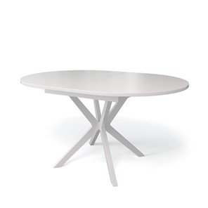 Стеклянный кухонный стол Kenner B1300 (Белый/Стекло белое сатин) в Самаре
