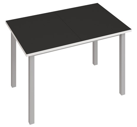 Кухонный стол раздвижной Фристайл-3, Черный в Самаре - изображение