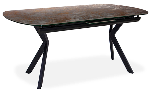 Обеденный раздвижной стол Шамони 2CX 160х90 (Oxide Nero/Графит) в Самаре - изображение