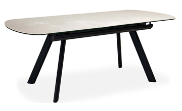Кухонный раскладной стол Шамони 2CQ 160х90 (Oxide Avorio/Графит) в Самаре - предосмотр 1