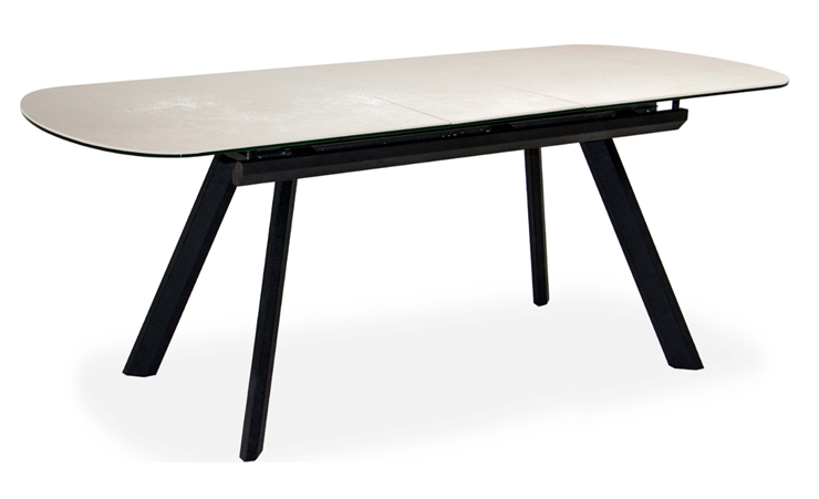 Кухонный раскладной стол Шамони 2CQ 160х90 (Oxide Avorio/Графит) в Самаре - изображение 1