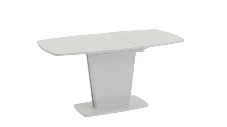 Раздвижной стол Честер тип 2, цвет Белый/Стекло белый глянец в Тольятти - изображение 1