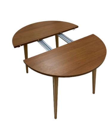 Кухонный стол круглый Орех Гварнери д. 90 см ЛДСП в Самаре - изображение 5