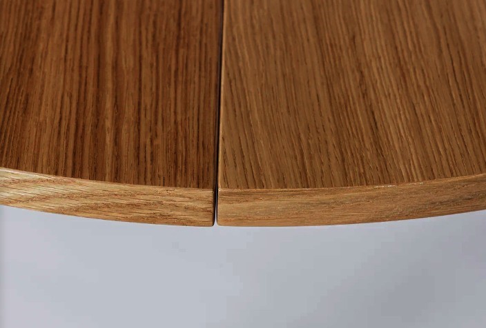 Кухонный стол круглый Шпон Дуба д. 90 см МДФ в Тольятти - изображение 5