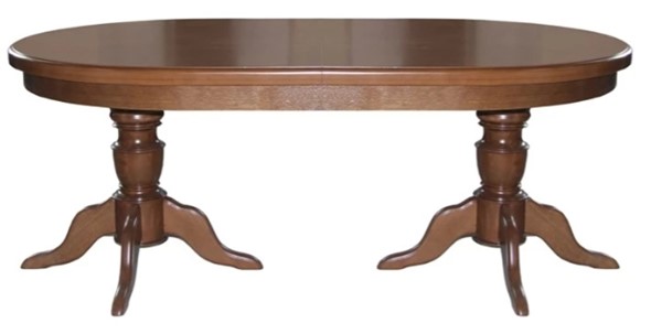 Обеденный раздвижной стол 2,0(2,5)х1,1 на двух тумбах, (патина) в Самаре - изображение