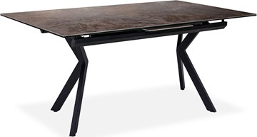 Кухонный стол раздвижной Бордо 2CX 160х90 (Oxide Moro/Графит) в Самаре