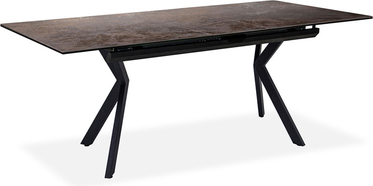 Кухонный стол раздвижной Бордо 3CX 180х95 (Oxide Moro/Графит) в Самаре - изображение 1