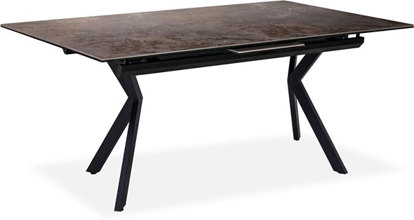 Кухонный стол раздвижной Бордо 3CX 180х95 (Oxide Moro/Графит) в Самаре - изображение