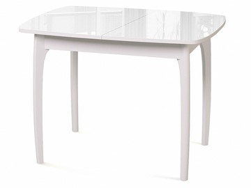 Раздвижной стол Dikline M15 Белый/стекло белое в Самаре