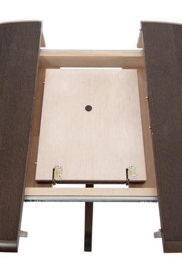 Кухонный стол раздвижной Фабрицио-1 исп. Эллипс, Тон 12 (Морилка/Эмаль) в Самаре - изображение 4